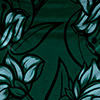 Vestido Longo Em Tule Estampado Com Aplique Metalizado, BELL FLOWERS VERDE, swatch.