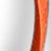 Chinelo em Borracha Estampa Floral, LARANJA THAI, swatch.