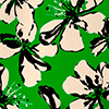 Vestido Midi Estampado com Decote V, WONDER VERDE, swatch.