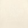 T- shirt Com Bordado Em Malha Penteada, BEGE ALHAMBRA, swatch.