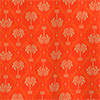 Vestido Chá Estampado Fluido Com Mangas Amplas E Amarração, MAXI PALM LARANJA, swatch.