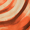 Vestido Chá Estampado Com Mangas Amplas E Enfeite, ART LARANJA, swatch.