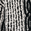 Blusão Em Tricô De Mangas Longas Com Decote Em V, B.OFF WHITE/PRETO, swatch.