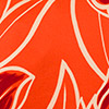 Blusa Cropped Estampada Em Viscose Com Amarração, BELL FLOWERS LARANJA, swatch.