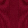 Blusa De Mangas Longas Canelada Com Gola Alta Em Tricô, VERMELHO FLAMBOYANT, swatch.