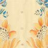 Camisa Alongada Estampada Com Mangas 3/4 E Gola Padre, BEGE ALHAMBRA, swatch.