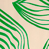 Blusa Manga Curta Estampada com Retilínea Decote, TRAILS VERDE, swatch.