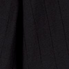 Vestido Curto Alfaiataria Com Mangas Longas E Riscas De Giz, PRETO, swatch.