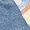 Shorts Jeans Linha A com Lenço Estampado, JEANS, swatch.