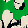 Macacão Curto Assimétrico em Viscose Máxi Flores, WONDER VERDE, swatch.