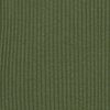 Vestido Curto De Manga Longa Em Malha Canelada De Viscose, VERDE AZEITONA, swatch.