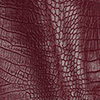 Saia Curta Com Cintura Média E Bolsos Em PU Croco, BORDO KIR ROYALLE, swatch.