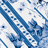 Vestido Curto Estampado Amplo Com Elástico Na Barra, FRAME AZUL, swatch.