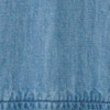Vestido Longo Jeans com Babados e Recorte, JEANS, swatch.