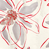 Vestido Curto Estampado Com Franzido Lateral Em Viscose, FLORADA BEGE, swatch.