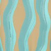 Vestido Midi Estampado com Decote V, DESERT AZUL, swatch.