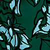 Macacão Curto Estampado Com Mangas Amplas E Amarração, BELL FLOWERS VERDE, swatch.