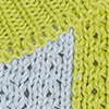 Blusa Quadriculada em Tricô com Bordado, VERDE NINFA, swatch.