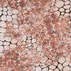 Blusa Sem Mangas Estampada Com Gola Transpassada, SKIN MARROM, swatch.