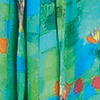 Shorts Estampado em Viscose com Lastex Cós, ESPELHO DAGUA, swatch.