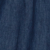 Vestido Jeans Midi com Manga Longa Bufante, JEANS, swatch.