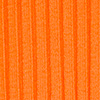 Blusa Cropped em Tricô Canelado com Decote V, LARANJA NASTURZIO, swatch.
