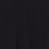 Vestido Curto Com Bordado Em Malha Canelada Essential, PRETO, swatch.