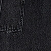 Calça Jeans Preta Wide Leg Cargo com Cintura Alta, PRETO REATIVO, swatch.
