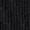 Vestido Curto Canelado Justo Com Bordado Localizado, PRETO, swatch.