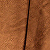 Shorts De Cintura Média Com Cinto Em PU Metalizado, MARROM TAMARA, swatch.