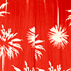 Macacão Longo em Viscose Estampado com Amarração Costas, DATE PALMS VERMELHO, swatch.