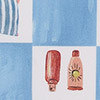 Maiô Dupla Face Estampado com Costas Abertas, LITORAL, swatch.