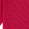 Blusa T-shirt De Mangas Curtas Em Malha De Algodão Penteado, VERMELHO PASSION, swatch.