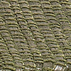 Sandália Salto Bloco em Ráfia com Detalhe Folhas, VERDE PARAMELA, swatch.