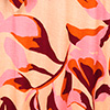 Vestido Longo Manga Longa com Transpassado, PINK PETALS, swatch.