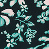 Calça Pantalona Estampada Em Viscose Com Amarração Frontal, SWAMP FLOWER PRETO, swatch.