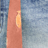 Shorts Jeans Destroyed com Faixa Estampada, JEANS, swatch.
