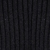 Blusa Manga Longa Cropped em Tricô com Decote V, PRETO REATIVO, swatch.