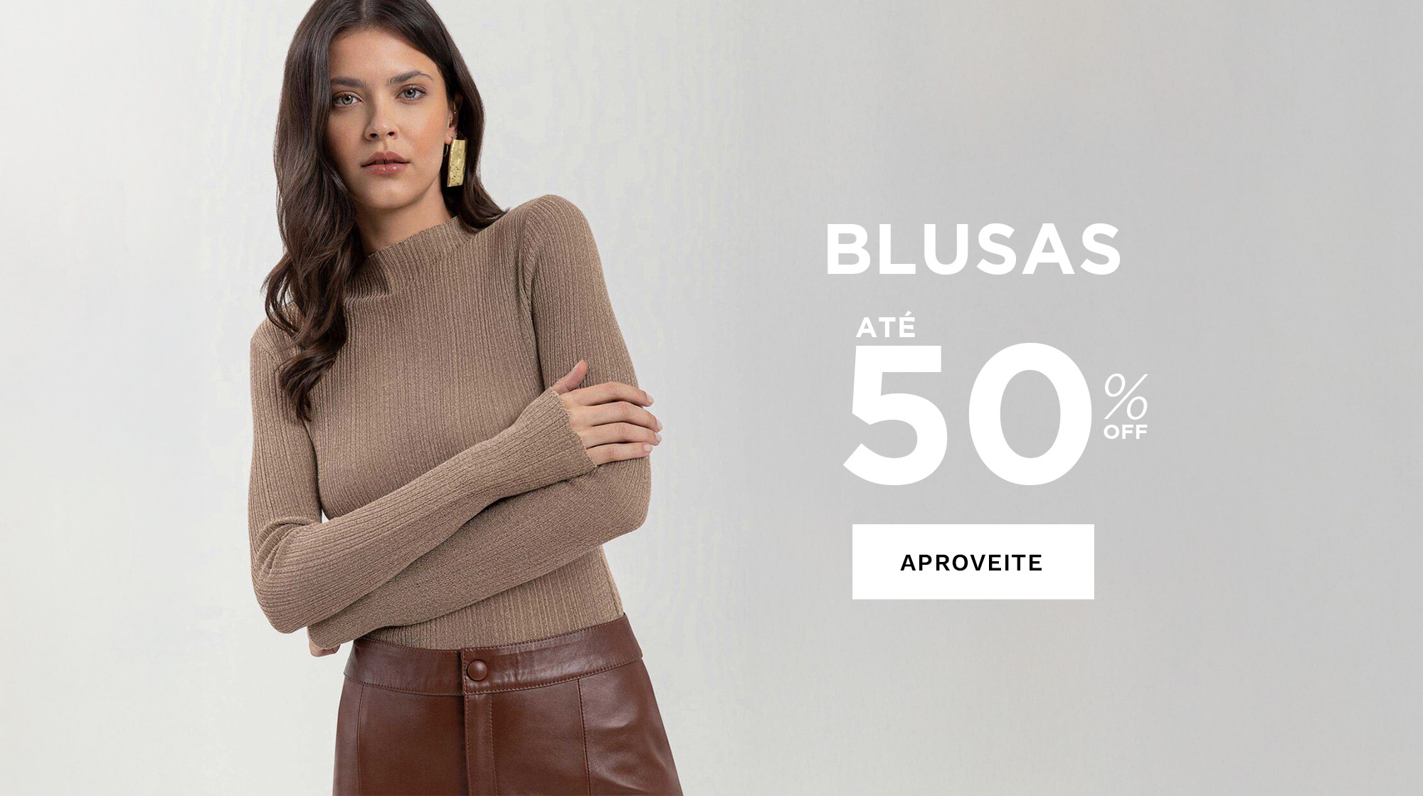 Blusas até 50% Off